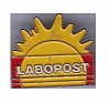 Labopost Labopost Yellow,Red & White Spain  Metal. Uploaded by Granotius